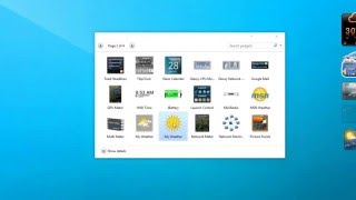 Windows 10 Weather Gadget [upl. by Carena]