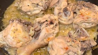 pollo con cipolla in padella [upl. by Harmony]