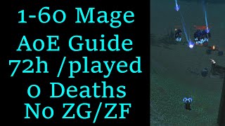 Classic WoW AoE Mage Leveling Alliance guide  160 [upl. by Lertnek749]