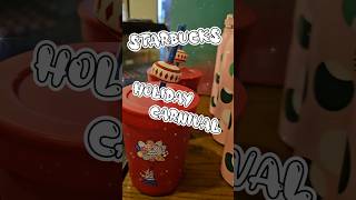 STARBUCKS HOLIDAY CARNIVAL PART 1  CIRCUS  CLOWNS  TUMBLERS starbucks starbuckscups [upl. by Nial113]