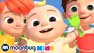 Beach Song  CoComelon  Kids Education  MOONBUG KIDS [upl. by Skelton]