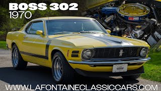 1970 Ford Mustang Boss 302 FOR SALE  4CM023P [upl. by Kermie]