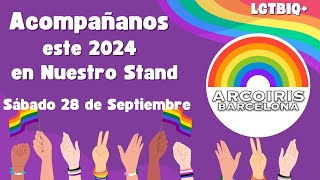 ¡Ven a la Fiesta de la Diversidad con ARCOIRIS Barcelona 🌈🎉 desde el 28 de Septiembre en Plaza U [upl. by Yelyk]