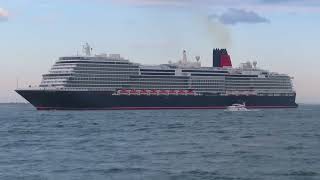 Cunard Queen Anne sailing to Southampton for the first time passing Calshot [upl. by Nadya]