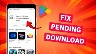 How To Solve Play Store Pending Problem  Play Store App Download pending problem solved 2024 [upl. by Cirdor428]