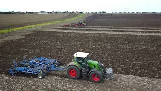 Bodenbearbeitung und Aussaat Fendt 936 939 Xerion 4500 Horsch Terrano Pronto Köckerling Vector [upl. by Hirasuna306]