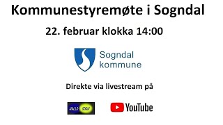 Kommunestyremøte i Sogndal 22 februar 2024 [upl. by Nashner856]