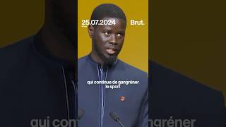 🇸🇳 Bassirou Diomaye Faye  quotle racisme continue de gangréner le sport quot [upl. by Cart]