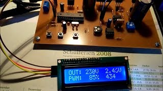 Wechselrichter 12V nach 230VAC mit Auto Regelung  Fertigstelllung [upl. by Hayn]