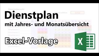 Urlaubs und Personalplaner 2022  ExcelVorlage [upl. by Maddock475]