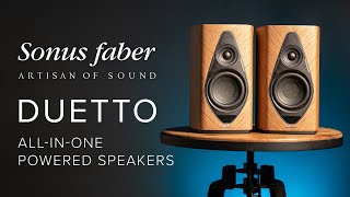 Sonus Faber Duetto  The BEST AllInOne Powered Speaker 🤔 [upl. by Aihsakal]