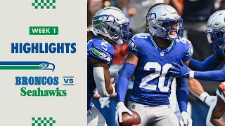 Seattle Seahawks Highlights vs Denver Broncos  2024 Regular Season Week 1 [upl. by Migeon]