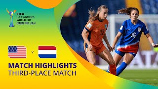 USA v Netherlands  FIFA U20 Womens World Cup Colombia 2024  Match Highlights [upl. by Moreta485]