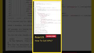 React JS How to Make API Call Axios API API Call Axios in React JS React Tutorial React Course [upl. by Bruckner]