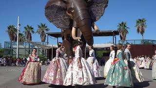 BIOPARC recibe a las candidatas a Fallera Mayor Infantil de València 2024  Junta Central Fallera [upl. by Imaon976]