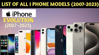 List of All iPhones Models till date and their Launch Date  iPhones Model with Launch Date [upl. by Alaric]