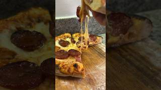 Pepperoni pizza by a 13 year old shorts food asmr [upl. by Aon]