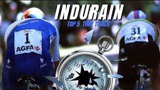 TOP 5 time trials Miguel INDURAIN – quotBig Migquot [upl. by Autumn]