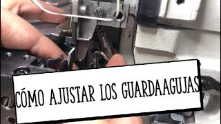 Cómo ajustar los guarda agujas Fileteadora  Pegasus M752  Profe Suescún  4K [upl. by Naitsirhc]