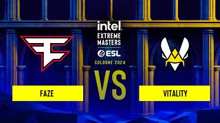 FaZe vs Vitality  IEM Cologne 2024  Group B [upl. by Cybill537]