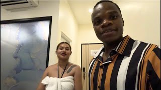 Cute Thai Girl Invites Black Man To Her Hotel And It Happened There [upl. by Nashom]