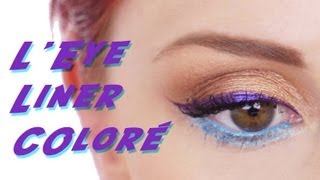 Comment faire un eyeliner coloré [upl. by Slohcin318]