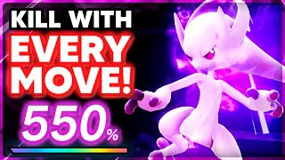 KILLING WITH EVERY MEWTWO MOVE IN SMASH BROS [upl. by Nilrem]