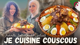 CHLEF🇩🇿 Je CUISINE le COUSCOUS ALGÉRIEN avec Chef Zehor  Claire [upl. by Las]