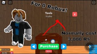 FREE SCYTHE Treasure Hunt Simulator ROBLOX HACK [upl. by Ansel]