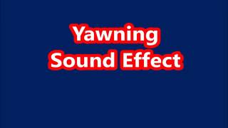 Yawning Sound Effect [upl. by Connor]