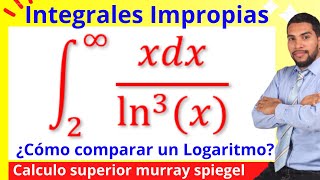 INTEGRALES IMPROPIAS Convergentes y Divergentes por CRITERIO de COMPARACION [upl. by Gold]