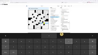 Using an Eye Tracker  Solving the NYT Crossword August 15 2024  Thursday [upl. by Atiuqer830]