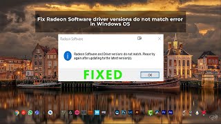 How to fix AMD Radeon Software Driver Version Error [upl. by Crisey]