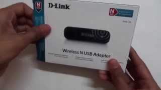 D Link DWA132 WiFi N USB For Desktop PC Unboxing [upl. by Ayenet]