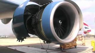 GE90 engine wash [upl. by Juieta]