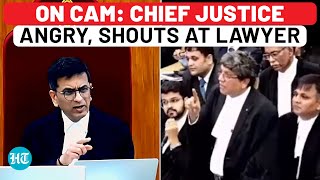 On Camera CJI Chandrachud Angry At Lawyer Calls Security During SC NEET Hearing  NTA  Paper Leak [upl. by Kushner]