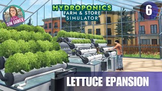 Lettuce Expansion  Hydroponics Farm Sim amp Shop Sim  Ep6 [upl. by Sukul955]