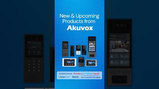 New Akuvox products available soon at Brooklyn Low Voltage Supply accesscontrol Smarttechnology [upl. by Euphemie421]