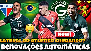 💚🔥 3 INFORMAÇÕES NO GOIÁS RENOVAÇÃO GALHARDO BRAZ SAÍDA E LATERAL DO ATLÉTICO FICANDO LIVRE [upl. by Lew466]