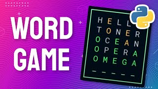 Build Wordle in Python • Word Game Python Project for Beginners [upl. by Eirroc615]