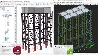 How to Create a Water Tank Structure Concrete Pedestal in Protastructure [upl. by Abisia933]