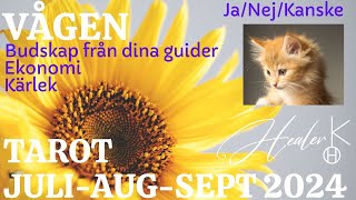 Vågen ♎️ JuliAugustiSeptember 2024 Tarot  Healer K [upl. by Aicele]