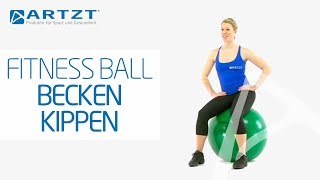 ARTZT vitality Fitness Ball  Beckenkippen seitlich [upl. by Booth]