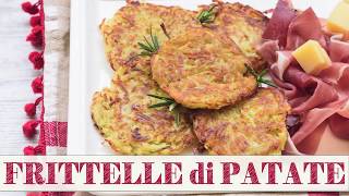 FRITTELLE DI PATATE Ricetta SEMPLICE e VELOCE  SempliceVeloce [upl. by Christianna]