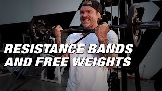 How To Use Resistance Bands  Free Weights for Big Arms [upl. by Catie944]