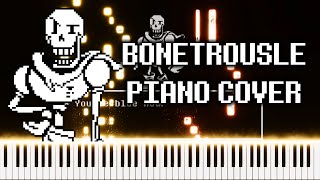 Undertale  Bonetrousle  Piano Cover 🎹 [upl. by Anaizit]