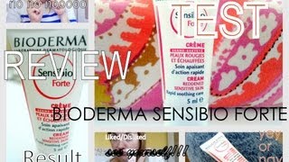 Bioderma Sensibio Forte Product Review  Skin care routine anti rednesses best sensitive skin care [upl. by Faludi17]