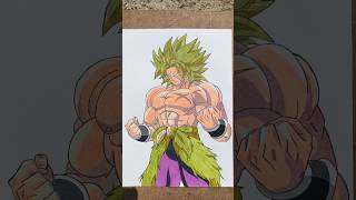 How to Draw Broly Legendary Sayan drawing broly howtodraw dragonballz dragonball anime [upl. by Tillo]