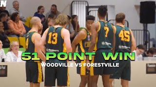 WOODVILLE DEFEAT STACKED FORESTVILLE EAGLES BY 51 POINTS  Full Game Highlights [upl. by Newton]