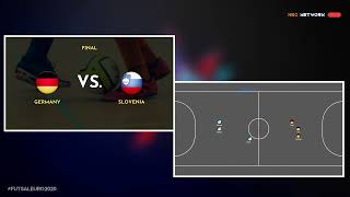 Futsal Euro Championship 2020  FINAL Germany  Slovenia [upl. by Clevie169]